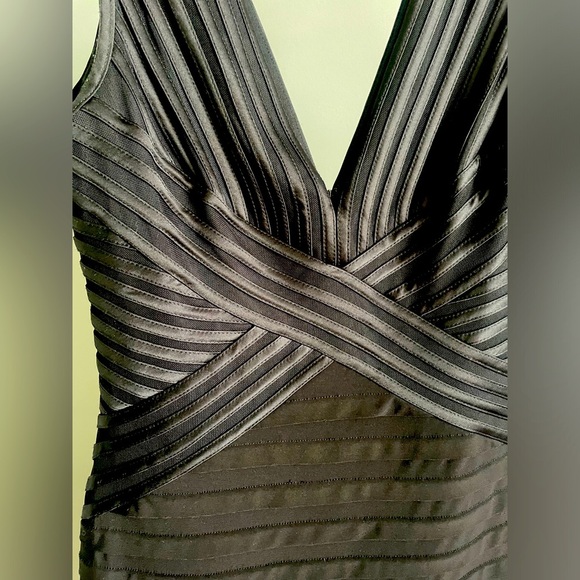 Laura Black Evening Dress Size 10 - Picture 3 of 4